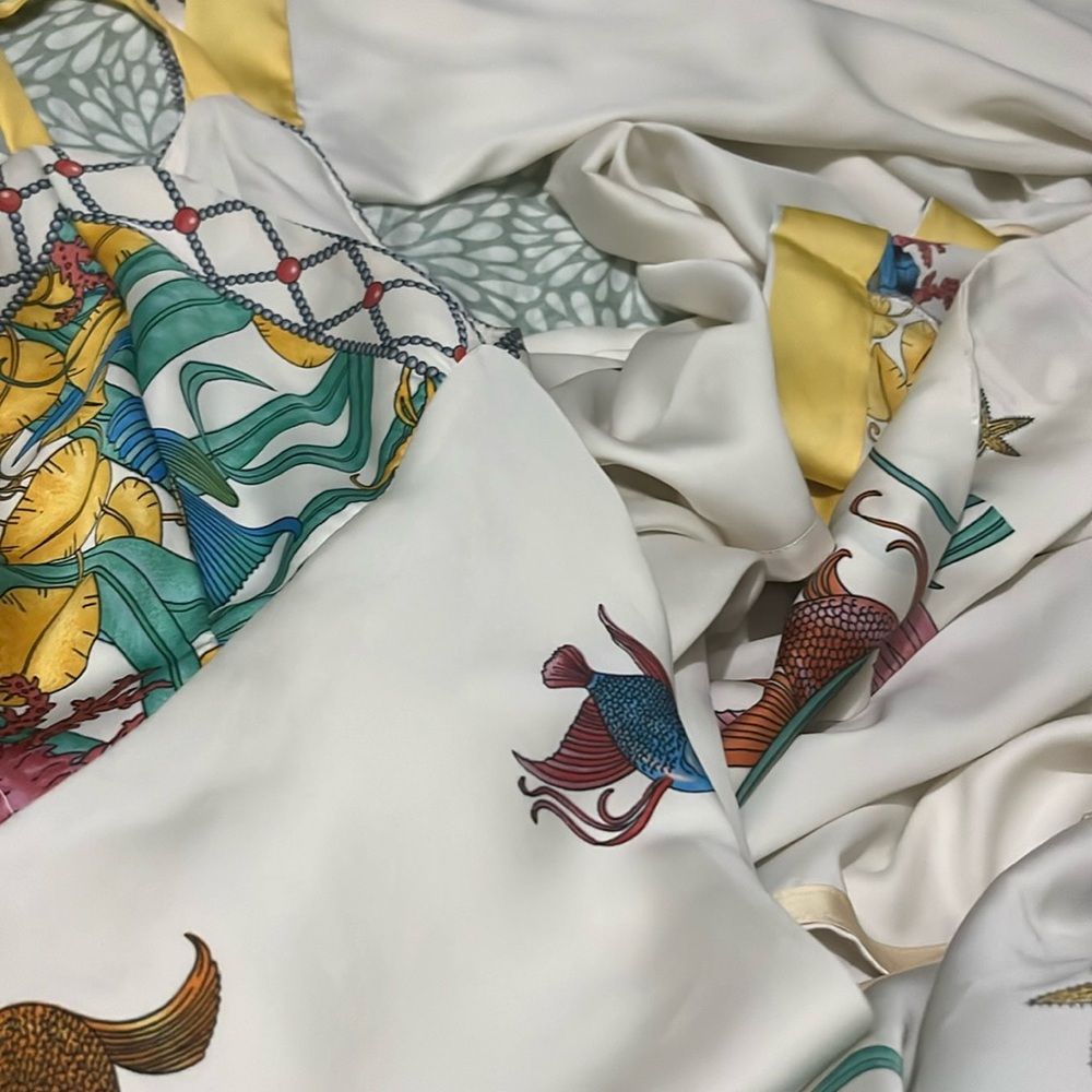 NATORI slip pajamas set